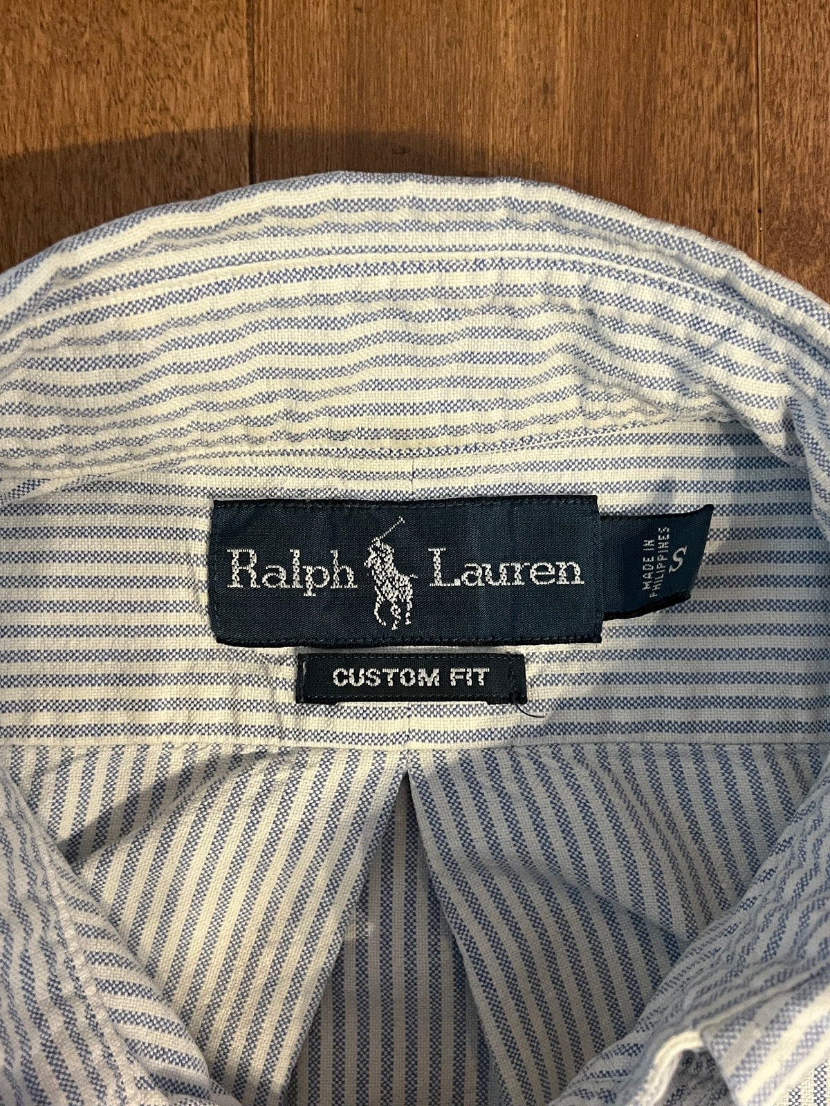 Ralph Lauren Custom Fit Striped Oxford Shirt