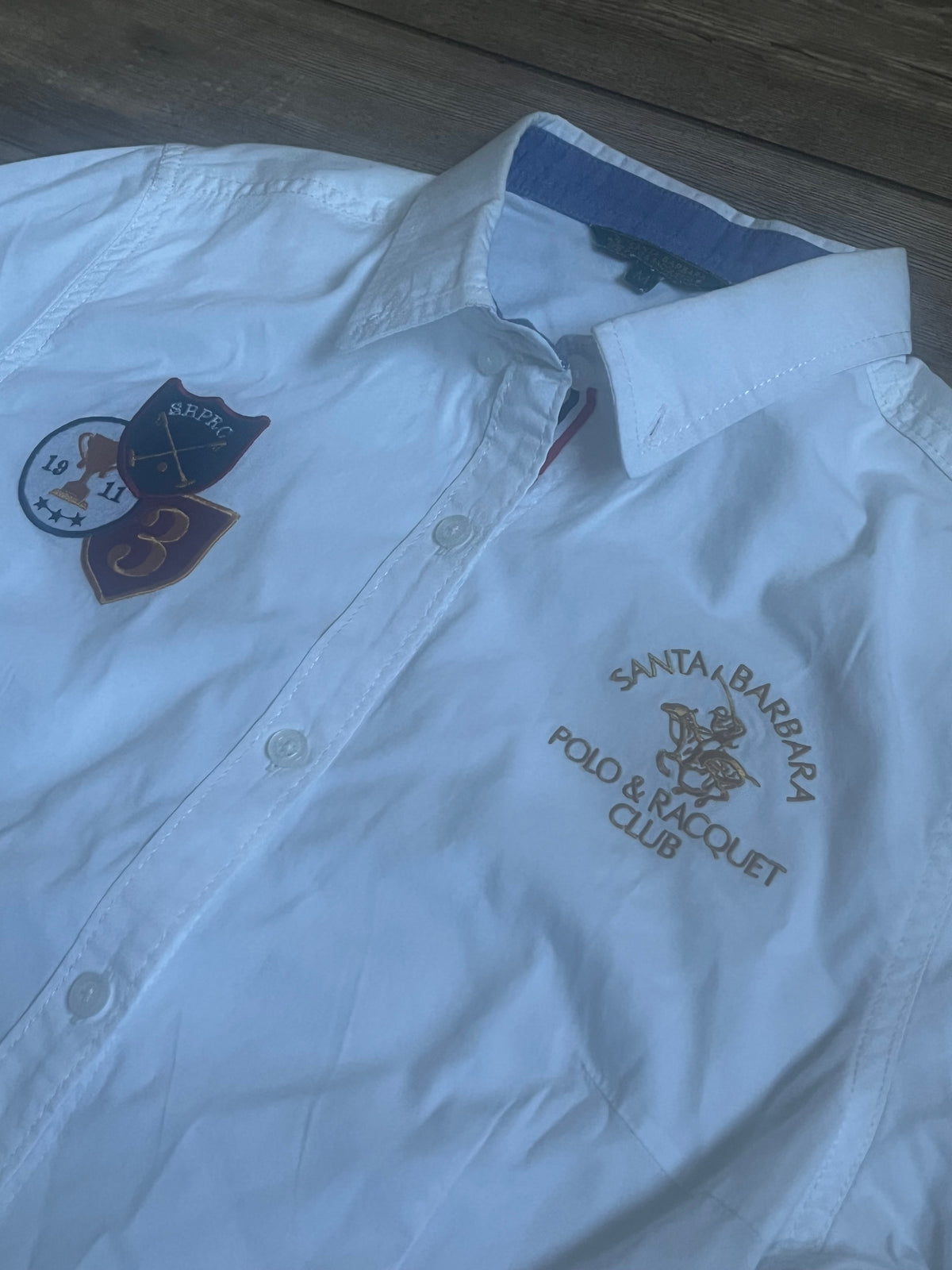 Santa Barbera White Polo Shirt