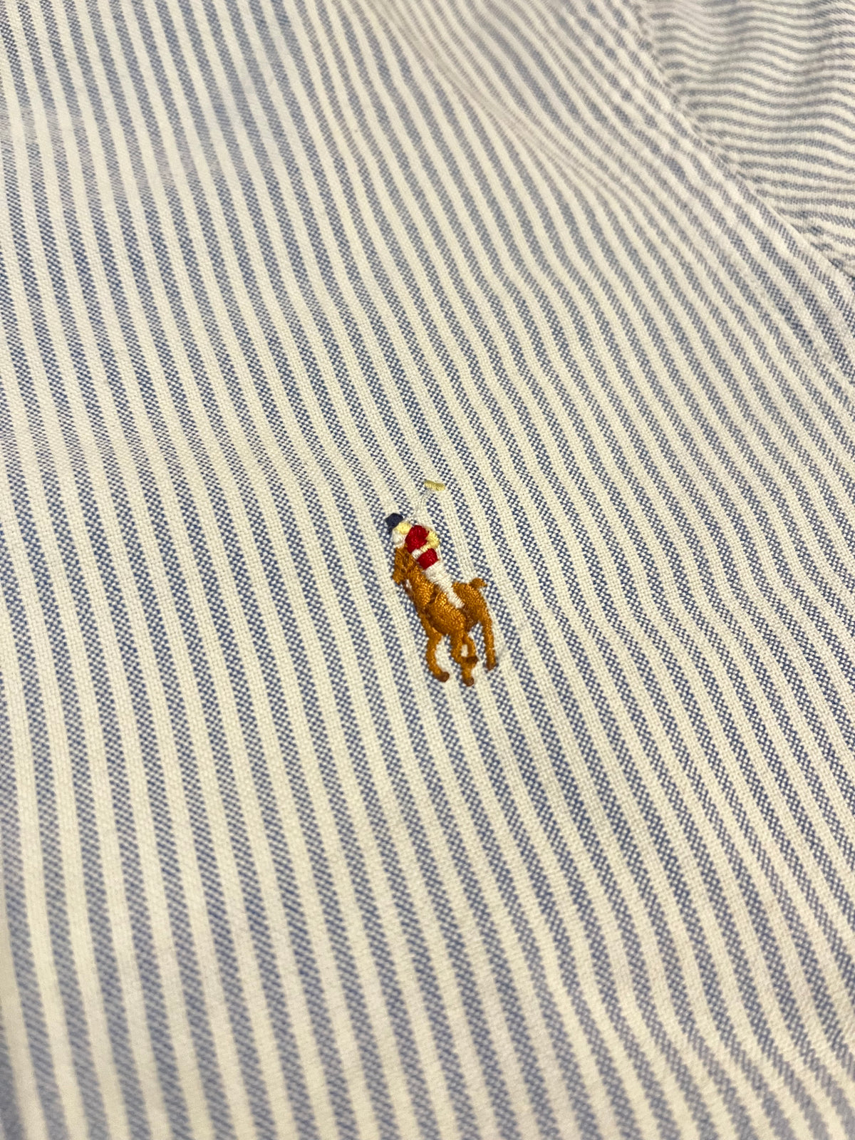 Ralph Lauren Custom Fit Striped Oxford Shirt