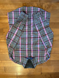 Hugo Boss Slim Fit Plaid Shirt – Grey / Purple Check (Pre-owned)